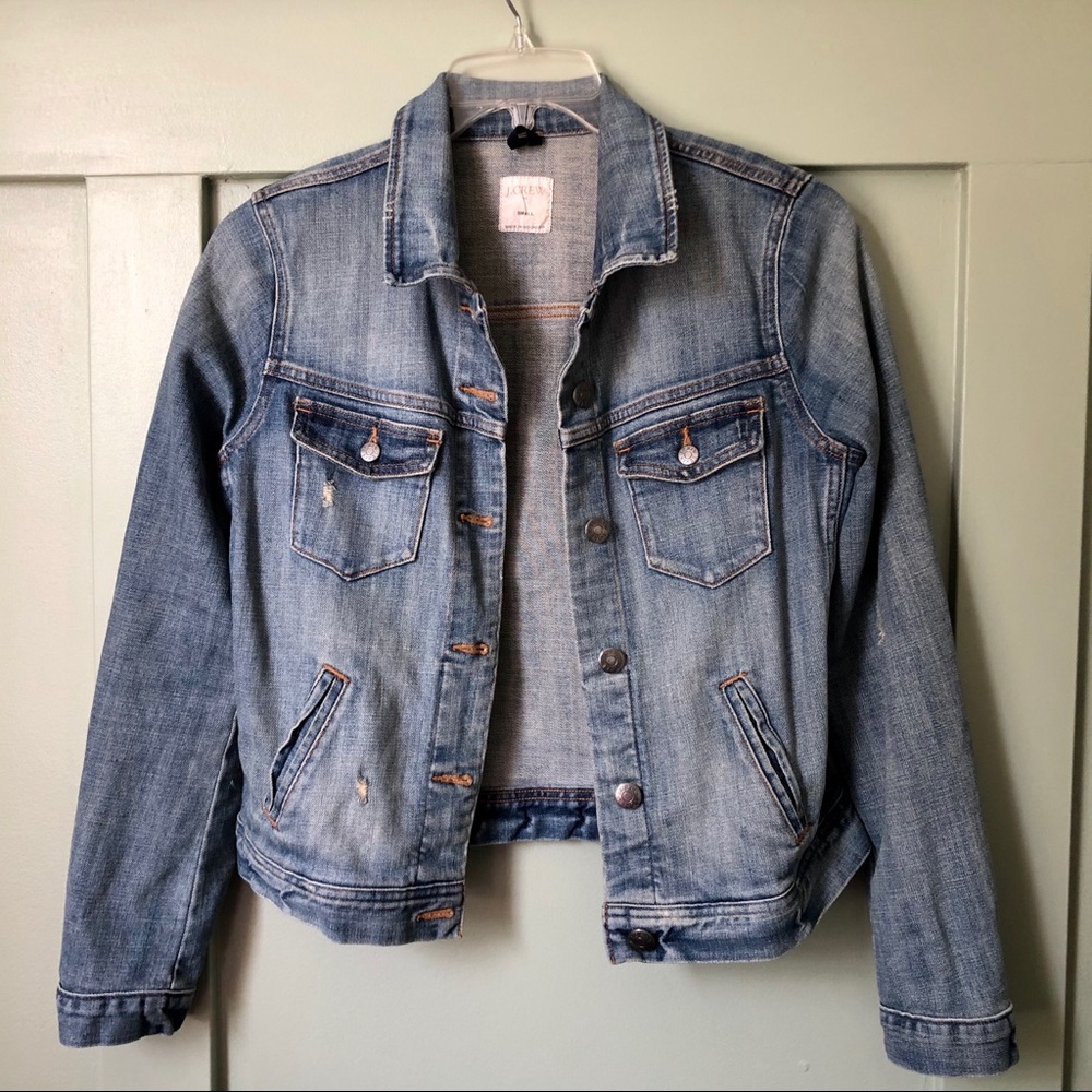 J Crew Classic Denim Jean Jacket